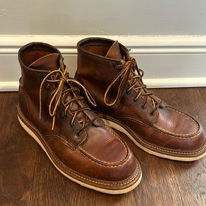 Red Wing Moc Toe Boots - Men’s size 9